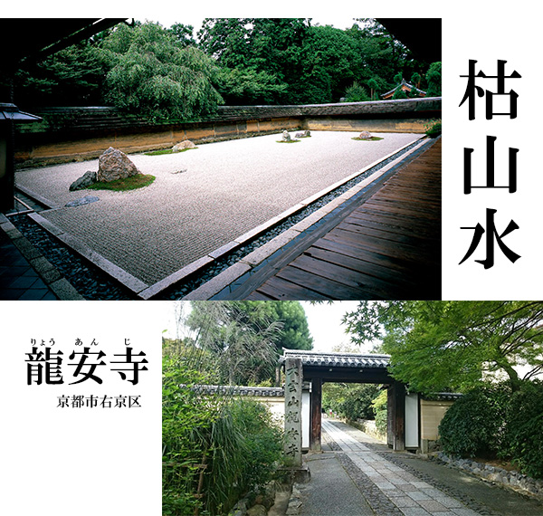 枯山水　龍安寺