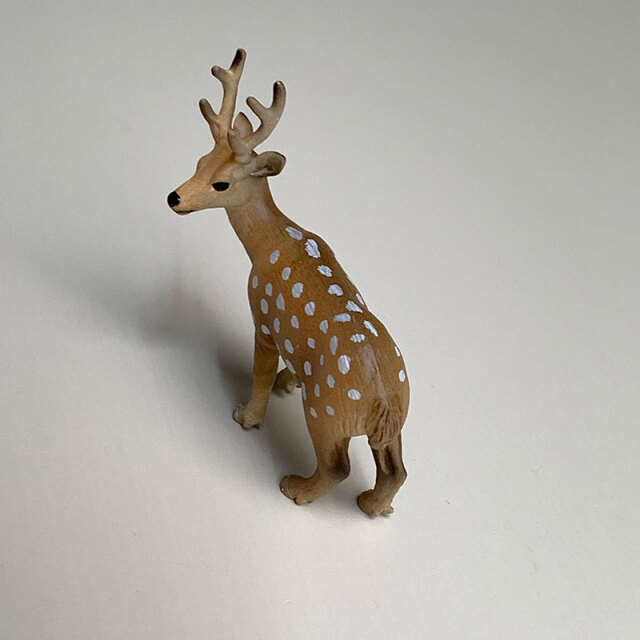 ミニチュア フィギュア【鹿（しか）】盆景 添配 オブジェ 苔テラリウム