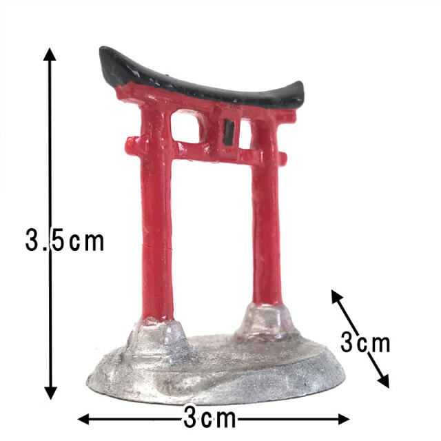 ミニチュア 鳥居（とりい） 5個セット】トリイ 千本鳥居 伏見稲荷 添配