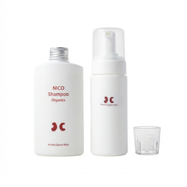 低刺激 泡で洗う オーガニック シャンプー {NICOシャンプー