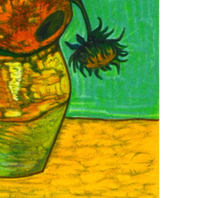 ゴッホ 「12輪のひまわり」 複製画 リトグラフ版画 （原画所蔵