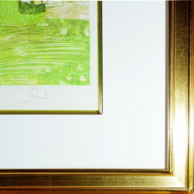 ジル・ゴリチ「黄色い薔薇」リトグラフ 直筆サイン入り｜絵画販売
