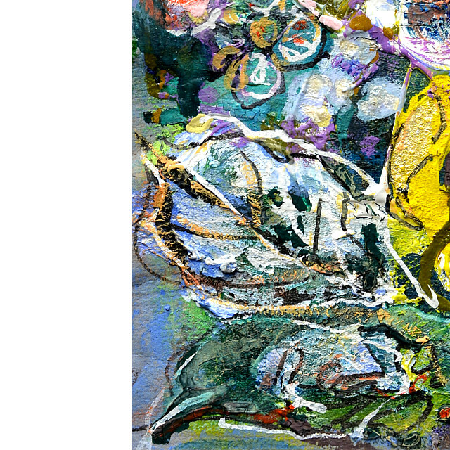 絵画　ミクストメディア　Ｆ４　漂う 絵画 ミクストメディア F4 漂う 絵画ミクストメディアF4漂う