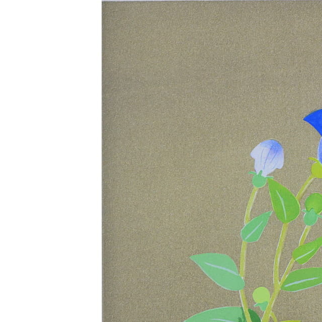堀文子「桔梗」リトグラフ 直筆サイン入り｜絵画販売