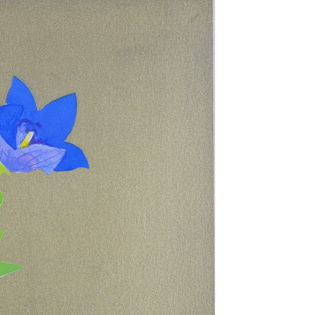 堀文子「桔梗」リトグラフ 直筆サイン入り｜絵画販売