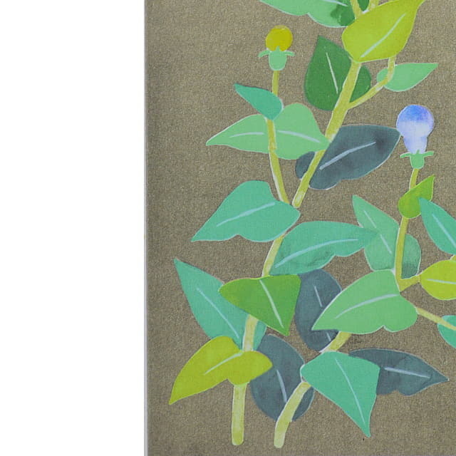 堀文子「桔梗」リトグラフ 直筆サイン入り｜絵画販売