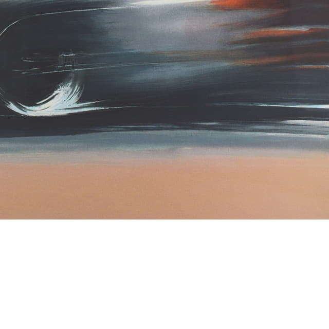 ピエ ール・ドートルロー　Pierre DOUTRELEAU 「F1」　オリジナル・リトグラフ 　画面右下の拡大