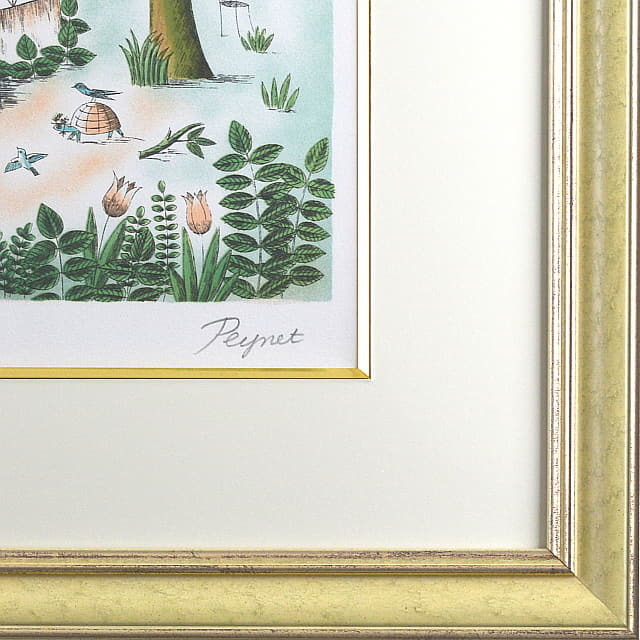 レイモン・ペイネ「恋のキオスク」リトグラフ 直筆サイン入り｜絵画販売