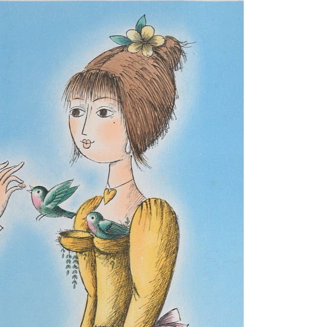 レイモン・ペイネ「おやつの時間」リトグラフ 直筆サイン入り｜絵画販売