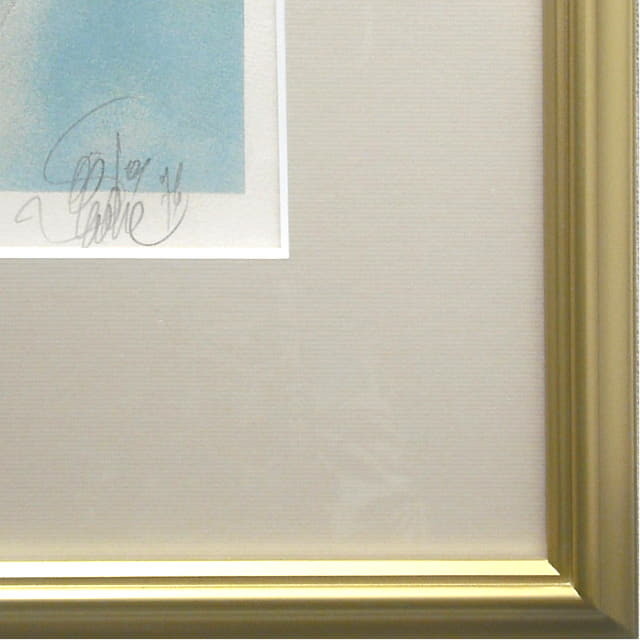 バラディエ　Valadie　作品　二人の女　画家自筆サイン