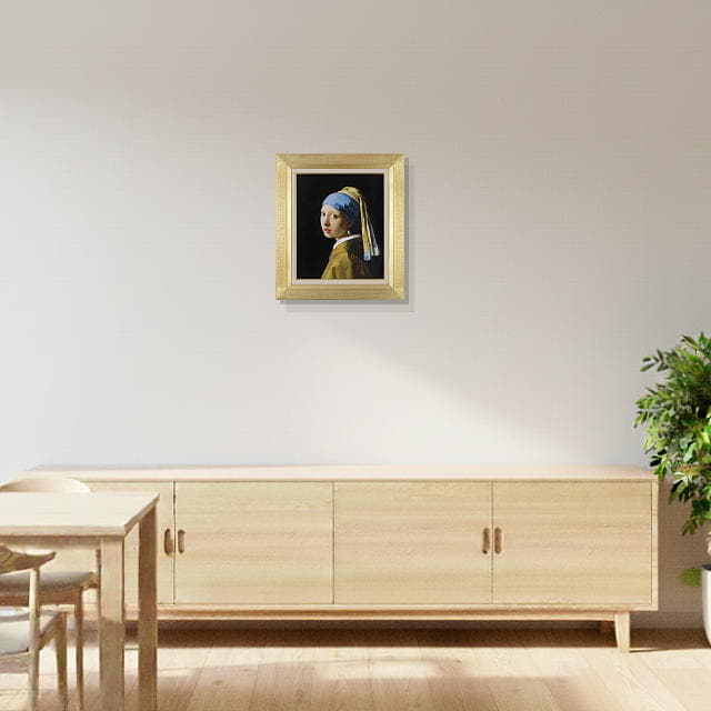 フェルメール「真珠の耳飾りの少女」原寸複製画 美術館承認｜絵画販売