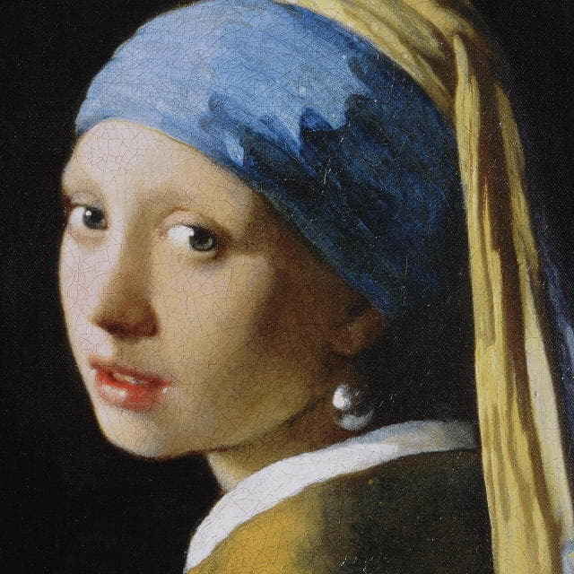 フェルメール「真珠の耳飾りの少女」原寸複製画 美術館承認｜絵画販売