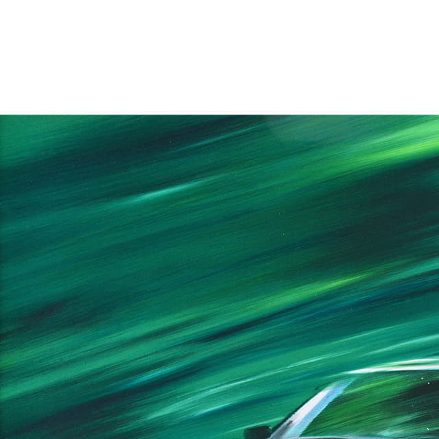 ヴィクトール・スパン　Victor SPAHN 「BMW」　オリジナル・リトグラフ 　画面左上の拡大　