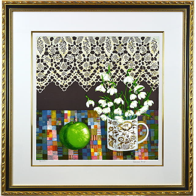 ブレンダ・キング「ユキノハナ」リトグラフ 直筆サイン入｜絵画販売