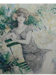 ルノワール（ルノアール）複製画 「二人の姉妹」 彩美版（超高級 