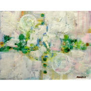 平林美奈子「和」P30号 和紙にミクストメディア｜絵画販売