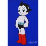 手塚治虫 ウラン 版画 ピエゾグラフ 鉄腕アトム 受注生産】限定版画「アトム(シャイ)」≪2か月以内に発送