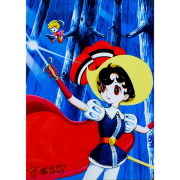 手塚治虫「戦いの時」ピエゾグラフ・キャンバス仕様　版上サイン・作品証明シール有り Yahoo!オークション - 手塚治虫（てづか・おさむ）ピエゾグラフ