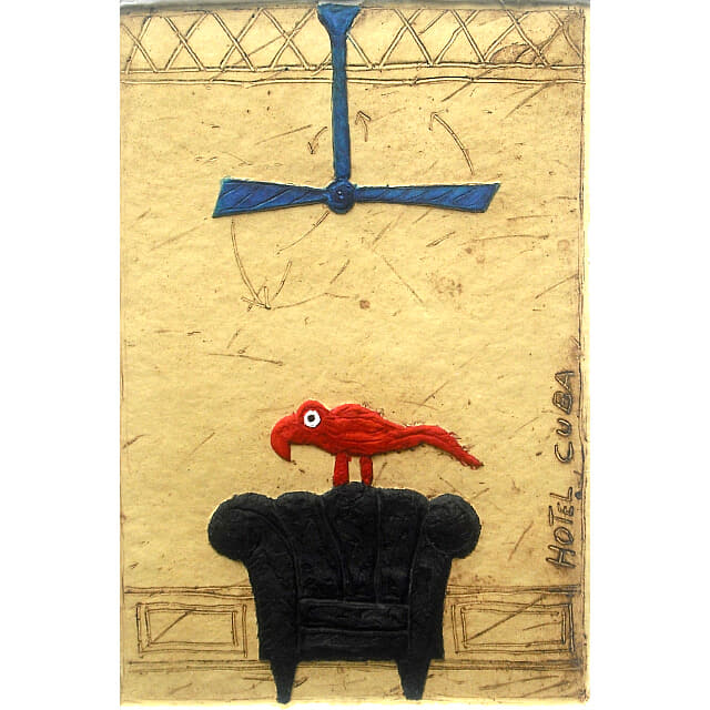 レイモン・ヴァイデリッヒ　版画　カーボランダム