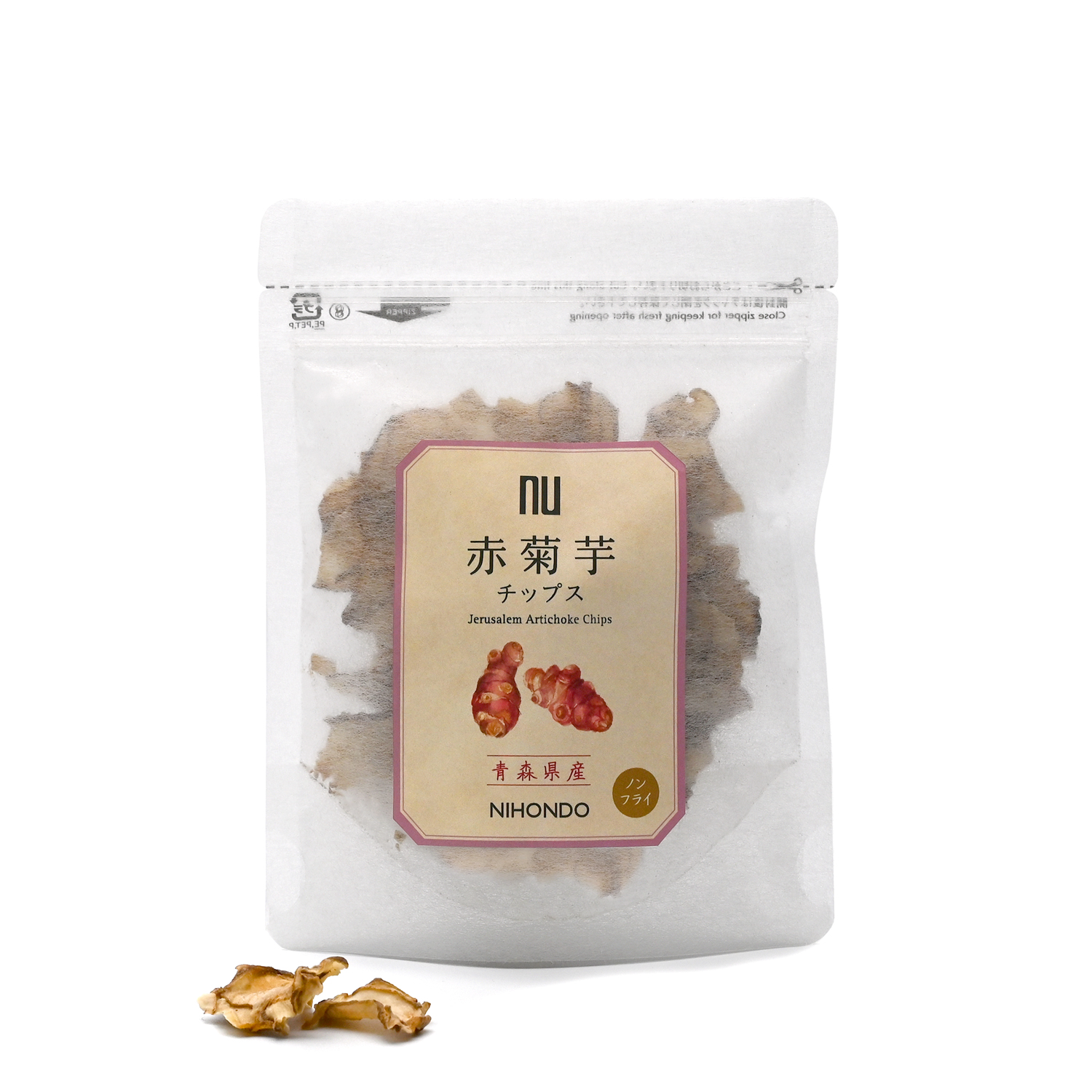 青森県産赤菊芋チップス 20g