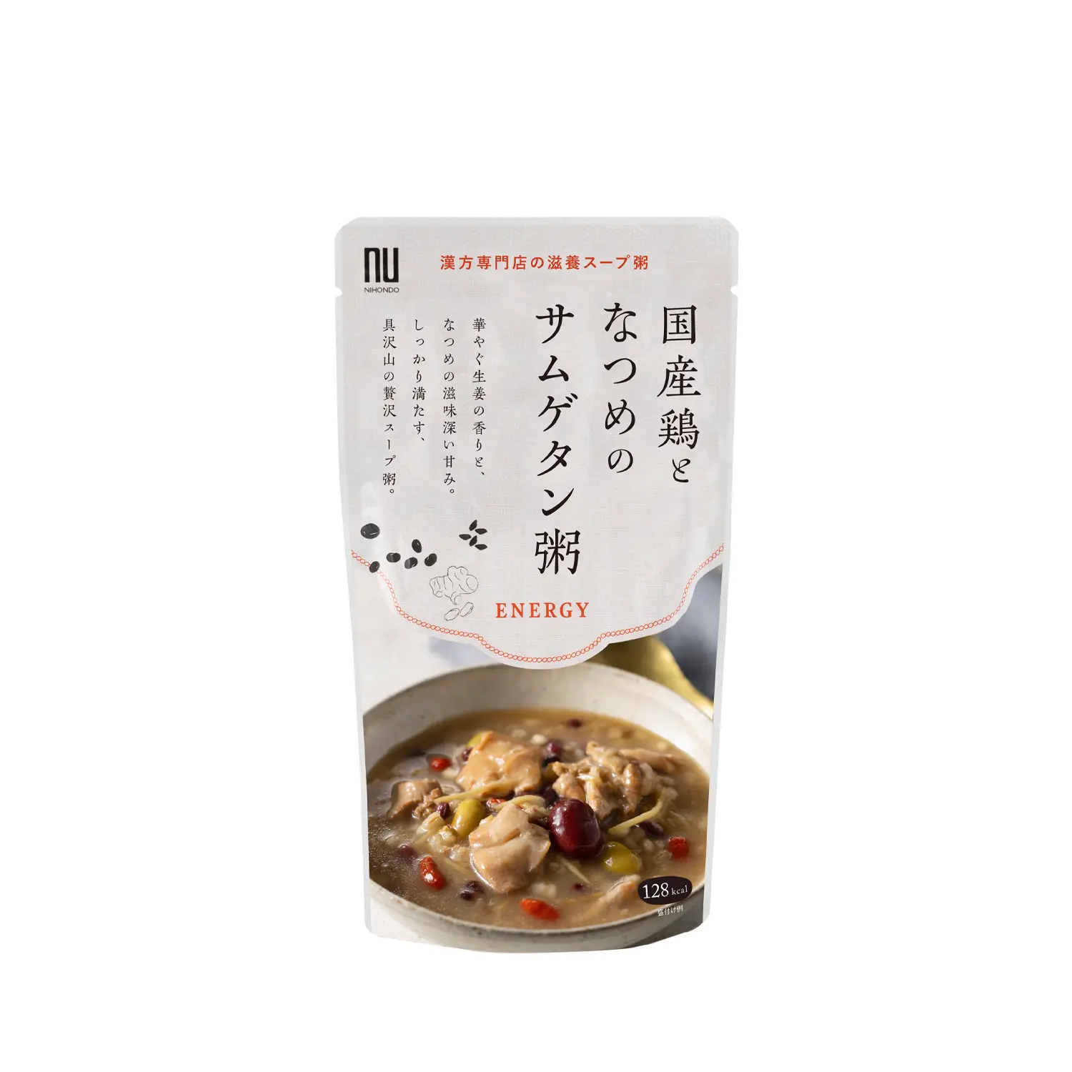 国産鶏となつめの滋養スープ粥｜和風サムゲタン風・白米不使用