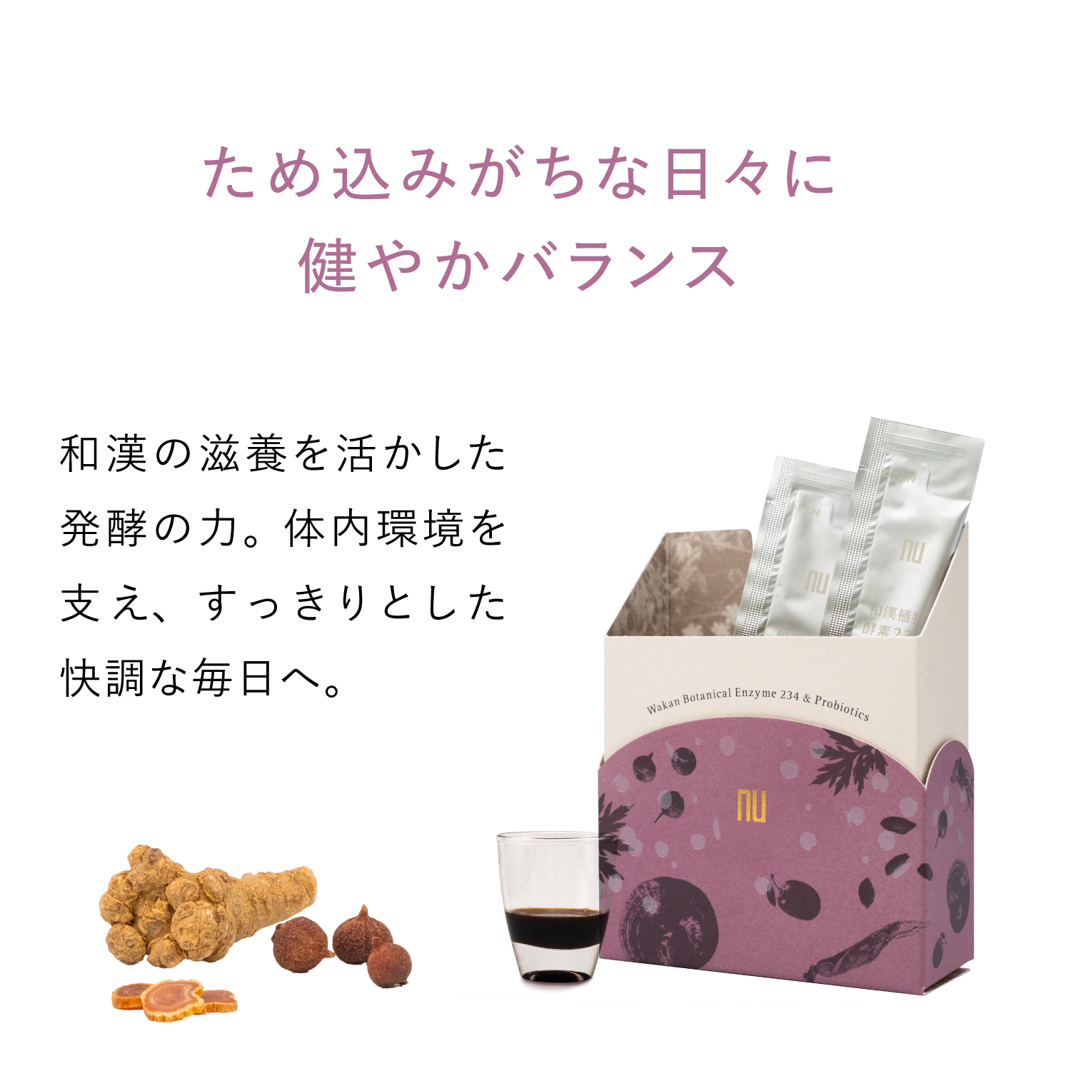 【新発売】和漢植物酵素234＆乳酸菌〈30日分〉 30包