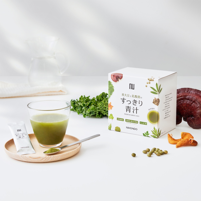 青大豆と乳酸菌のすっきり青汁 30包 [シェーカー付]の通販