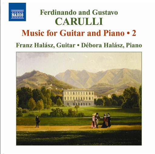 CD　カルッリ：ギターとピアノのための作品集 2 （フランツ＆デボラ・ハラース） CARULLI, F.: Guitar and Piano Music, Vol. 2 (Franz and Debora Halasz)