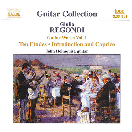 CD レゴンディ：10の練習曲／序奏とカプリス Op. 23 （ホルムクヴィスト） REGONDI: 10 Etudes / Introduction and Caprice, Op. 23