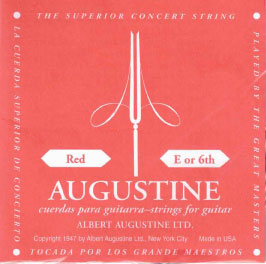 オーガスチン 赤(ミディアム) /6弦