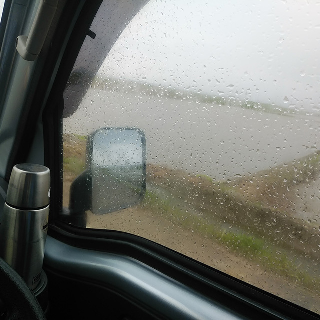 さすがに雨が激しくなったので残念ながら撤収