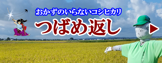おかずのいらないコシヒカリ つばめ返し