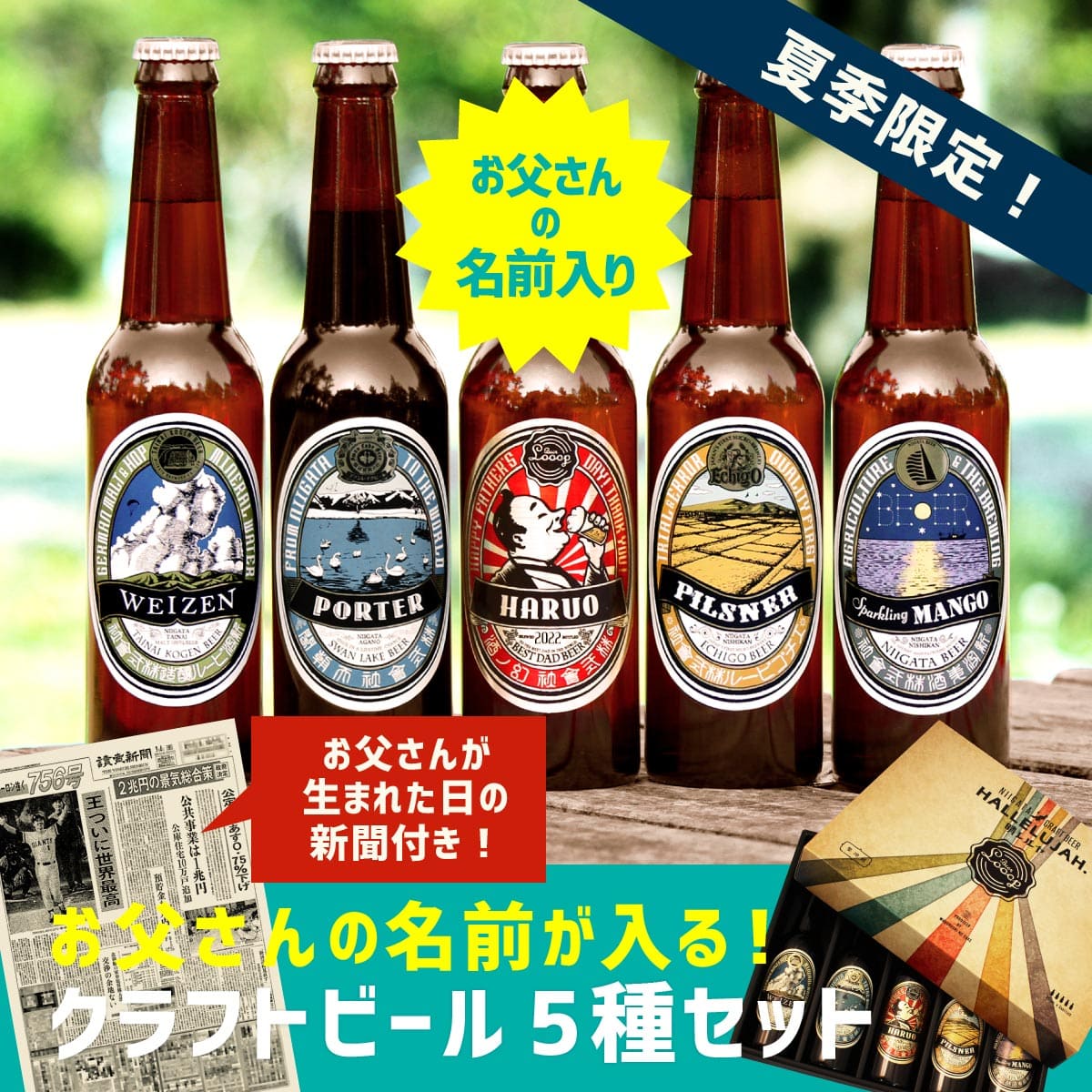名入れビール