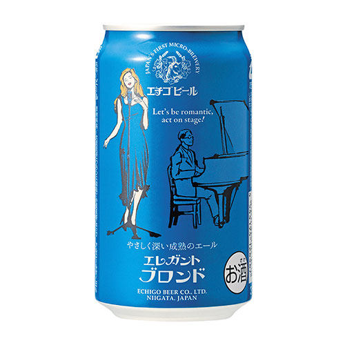 ［エチゴビール］エレガントブロンド缶：350ml×24本セット