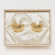 清雅堂 鎚起銅器 ぐい呑み 金鍍金 金鍍金 大