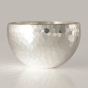 清雅堂 鎚起銅器 ぐい呑み 銀鍍金 大