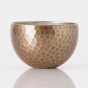 ［清雅堂］鎚起銅器｜酒器「ぐい呑み」生地色（口径50mm、容量50ml）[清雅堂GuiS生地]