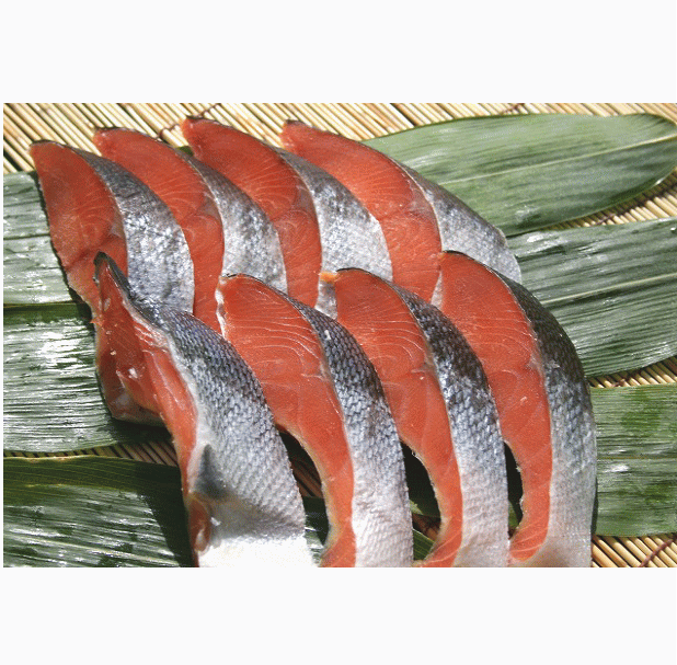 本造り鮭　半身　(8切)【きー２３４】