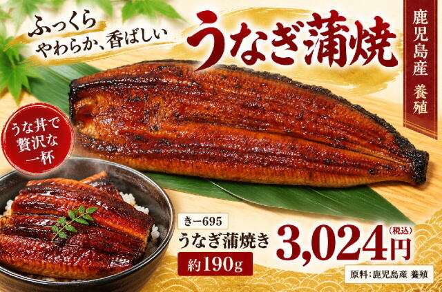 うなぎ蒲焼ファースト　3024円