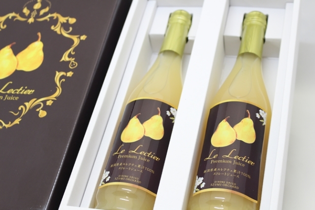 ルレクチェ ストレートジュース500ml×2本入り　和泉果樹園