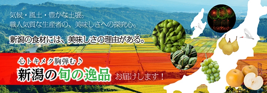 新潟は美味しい食材の宝庫