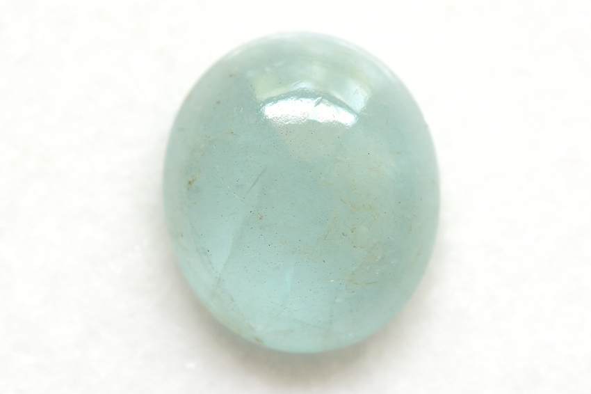 アクアマリン【22】天然石ルース・カボション（20×17mm）