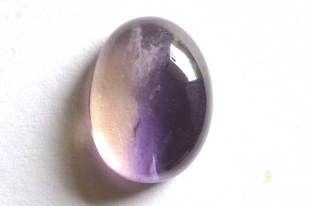 アメトリン【15】ルース・カボション（15.5×11.5mm）