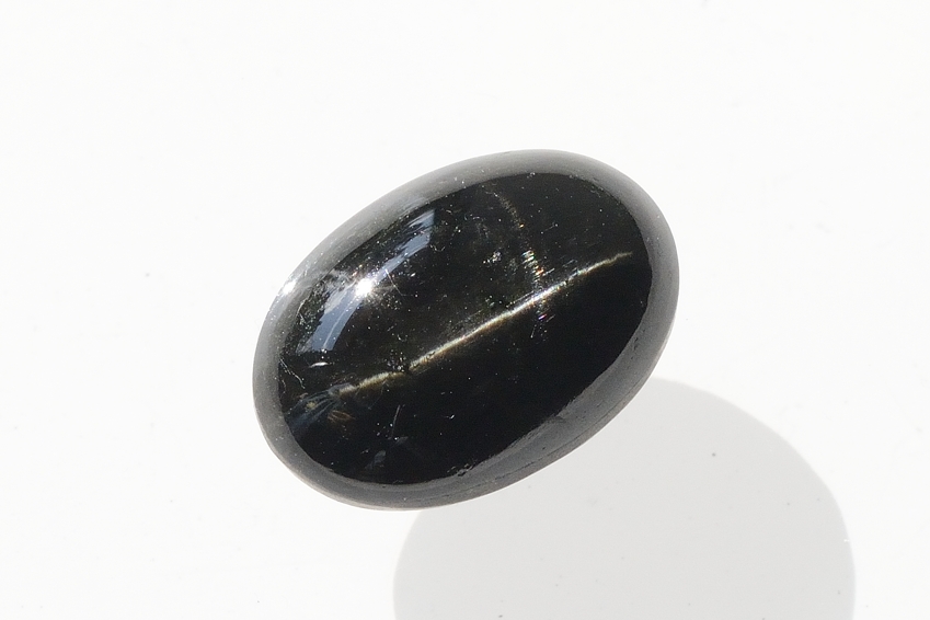 ブラックスター【10】天然石ルース・カボション　（16×11mm）