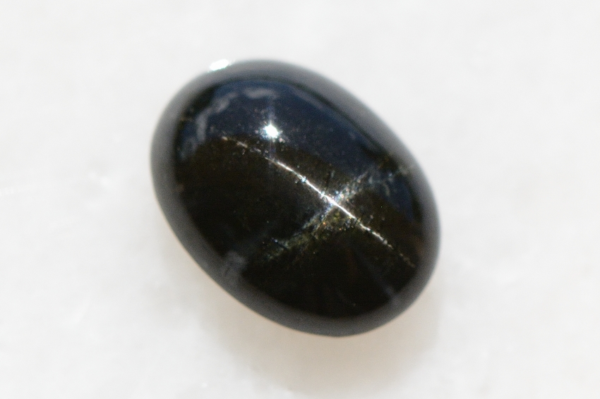 ブラックスター【24】天然石ルース・カボション　（17×13mm）