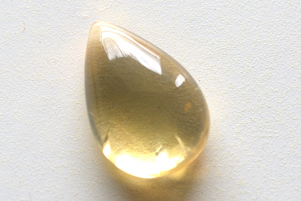 シトリン【17】ルース・カボション（18×12mm）
