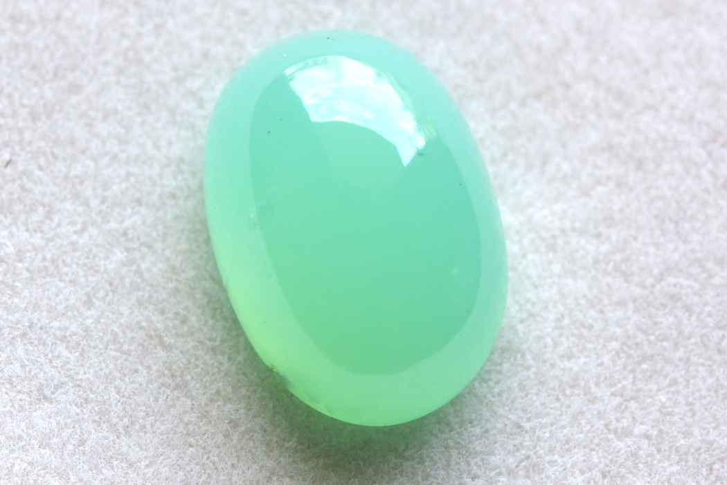 クリソプレーズ（オーストラリア産）【23】ルース・カボション（14×9.5mm）