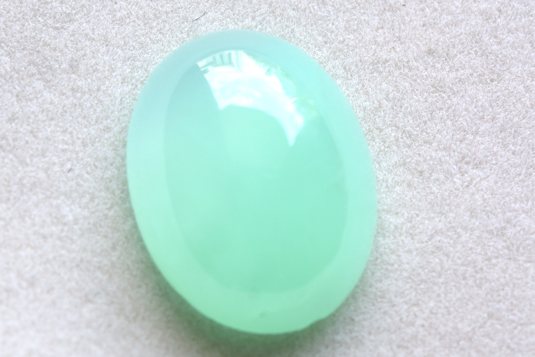 クリソプレーズ（オーストラリア産）【26】ルース・カボション（19.5×15mm）