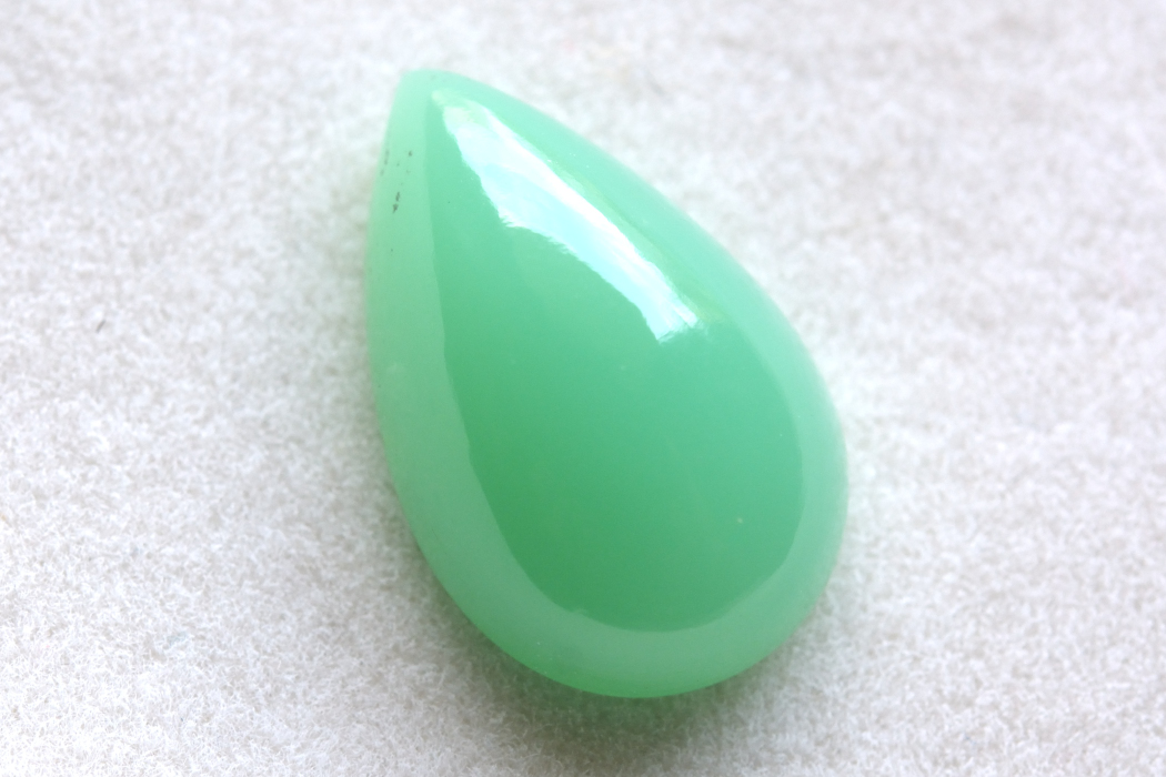 クリソプレーズ（オーストラリア産）【35】ルース・カボション（17×10.5mm）