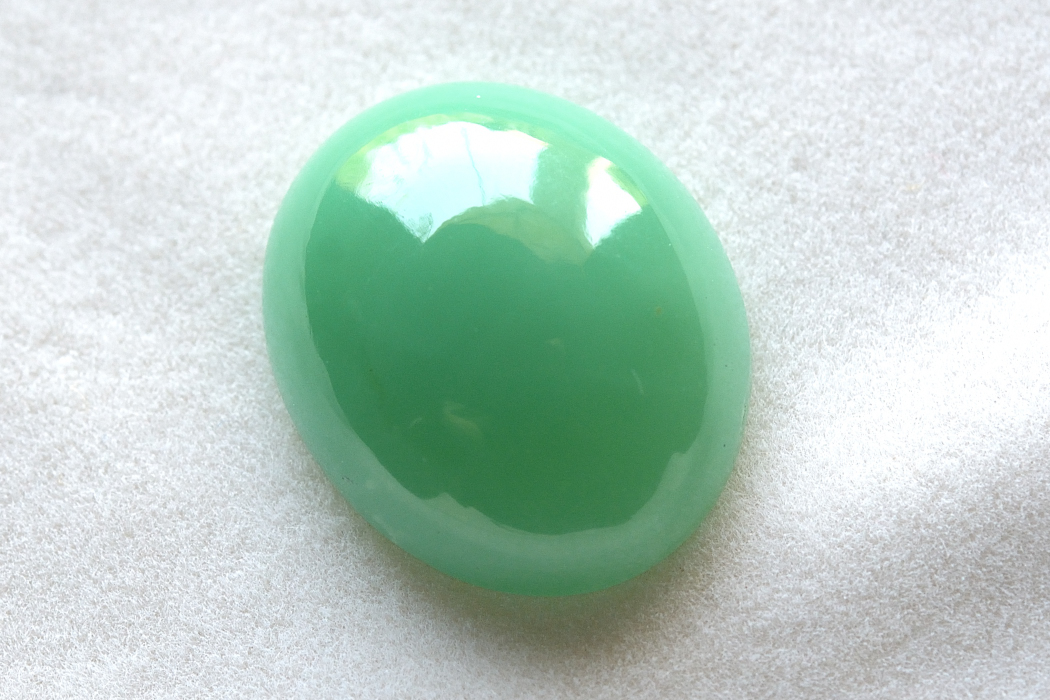 クリソプレーズ（オーストラリア産）【57】ルース・カボション（21.5×18mm）